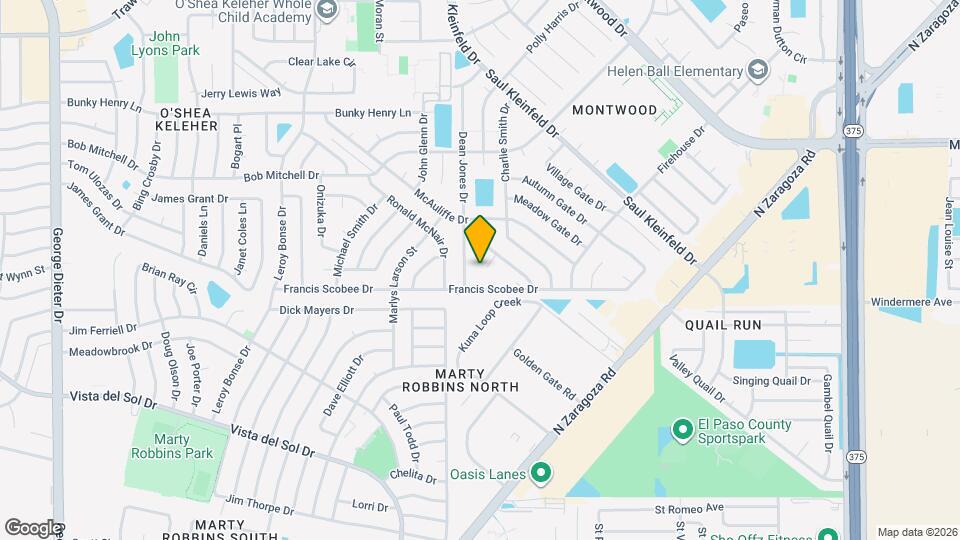 1701 Dorothy Way Map and Location Details