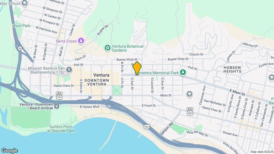 844 E Main St Map and Location Details