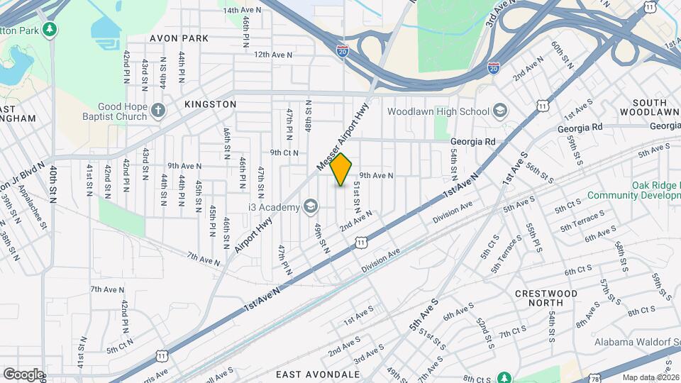 821 50th St N Map and Location Details