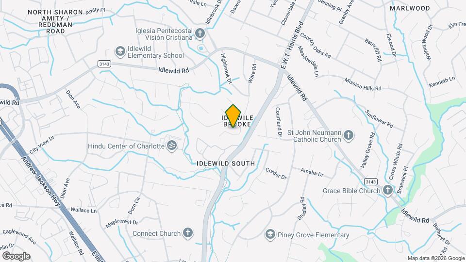 7120 Idlewild Brook Ln, Unit 1510 Map and Location Details