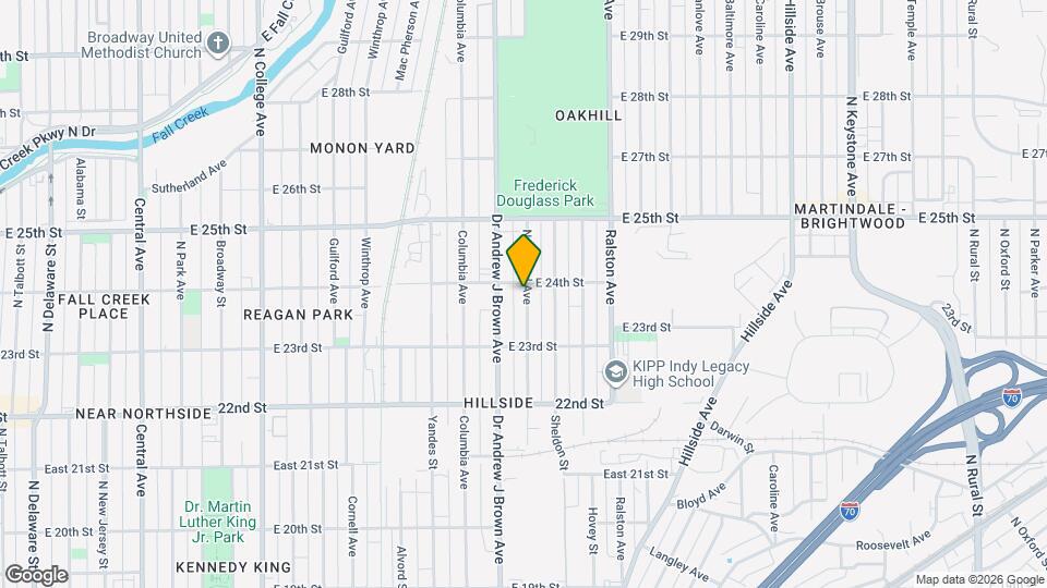 2356 N Arsenal Ave Map and Location Details