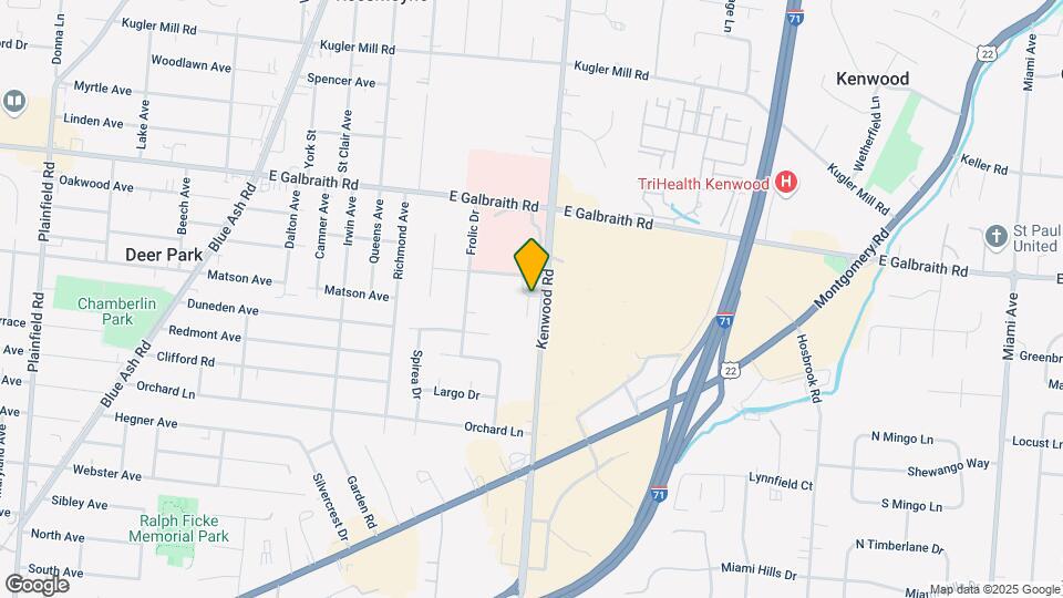 7953 Kenwood Rd Map and Location Details