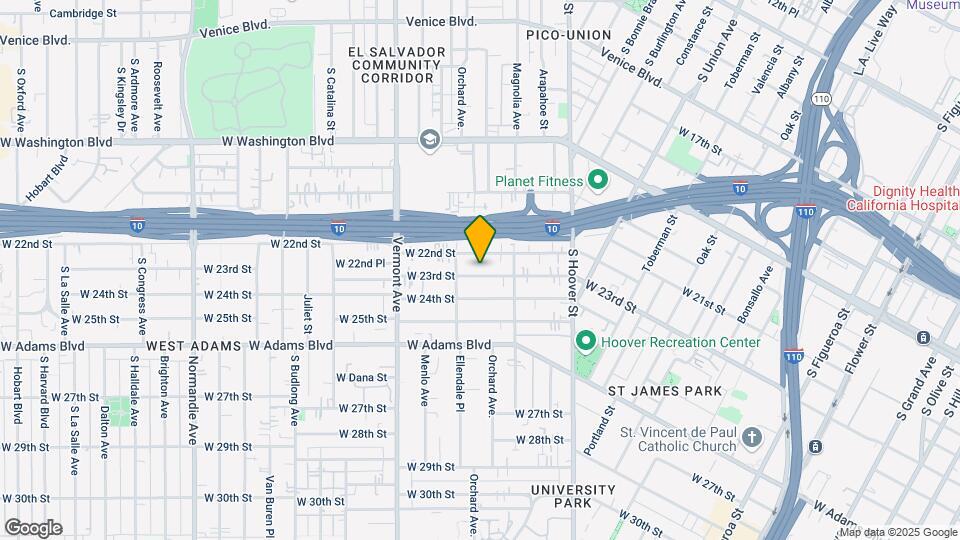 1357 W 23rd St Mapa y Detalles de la Ubicación
