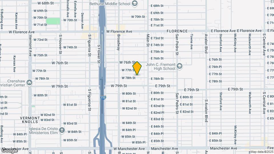 149-151 1/2 W. 78th St. Map and Location Details
