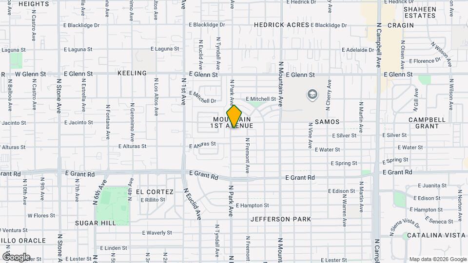 1007 E Silver St Map and Location Details