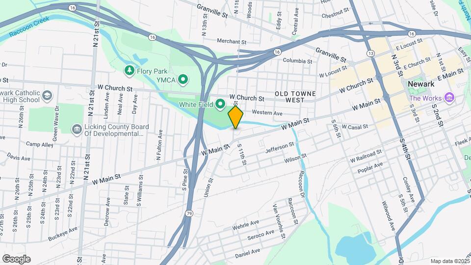 16 N 11th St Map and Location Details