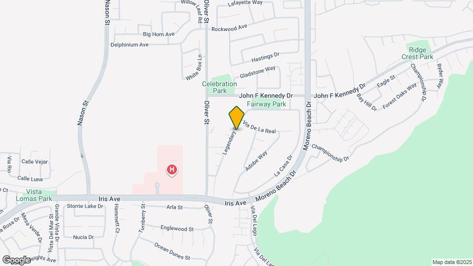 15190 Legendary Dr Map and Location Details