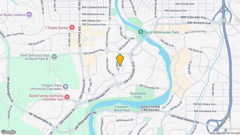 The Current Map and Location Details