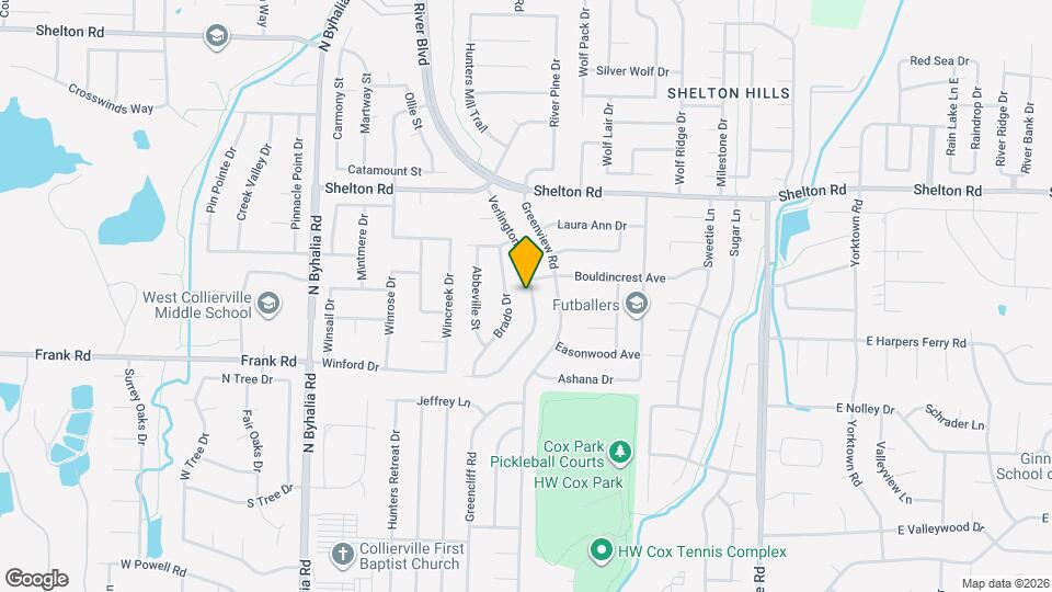 1153 Verlington Dr Map and Location Details