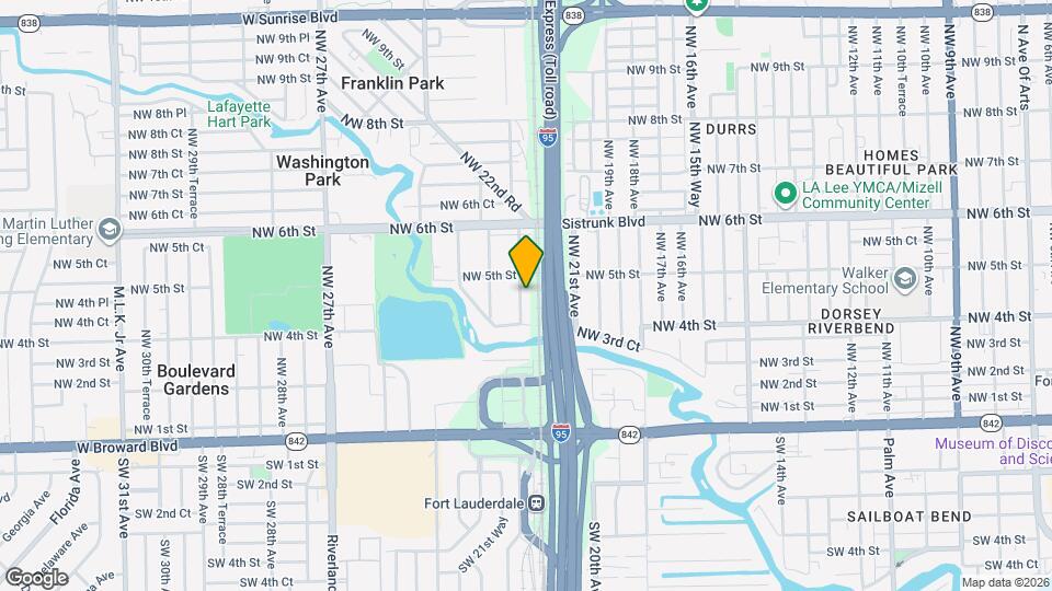 428 NW 21st Terrace Map and Location Details