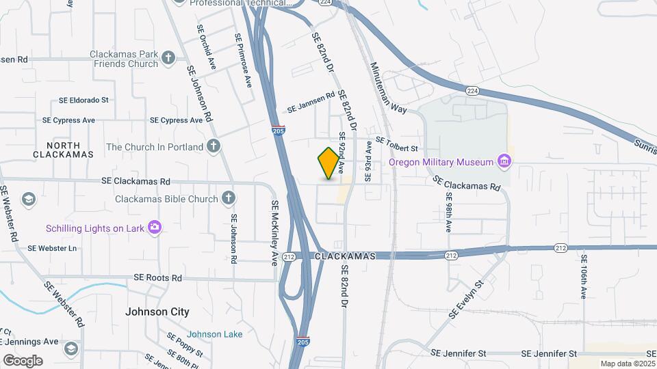 9137 SE Clackamas Rd Map and Location Details
