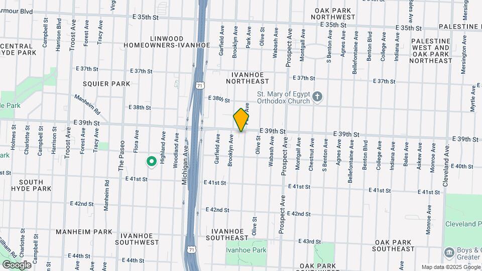 3906 Park Ave Map and Location Details