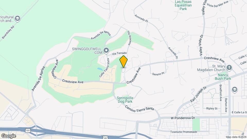 1209 Via Aracena Map and Location Details