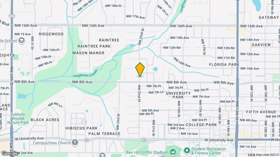 813 NW 22nd St Map and Location Details
