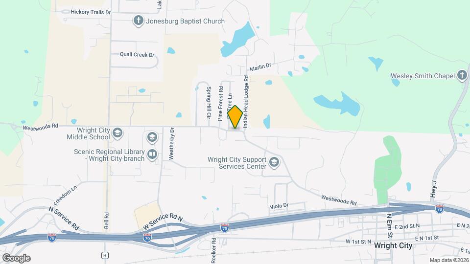 624 Westwoods Rd, Unit A Map and Location Details