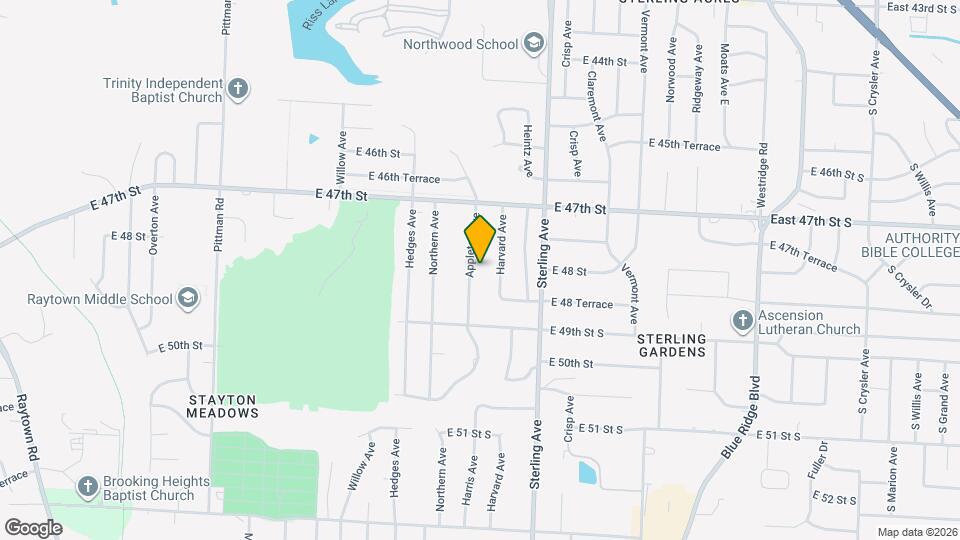 4803 Appleton Ave Map and Location Details