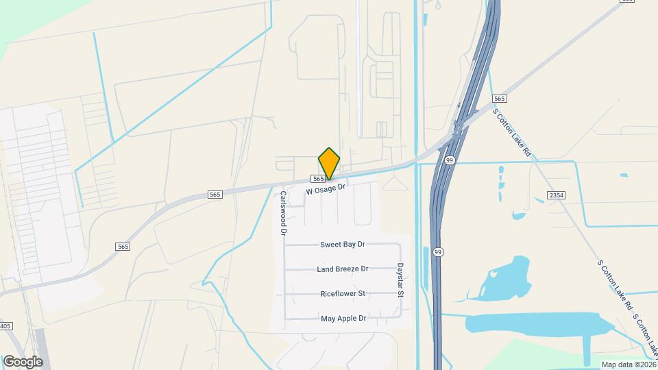 2319 W Osage Dr Map and Location Details