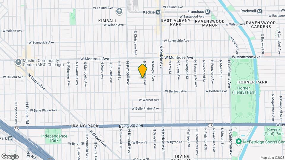 4244 N Spaulding Ave Map and Location Details