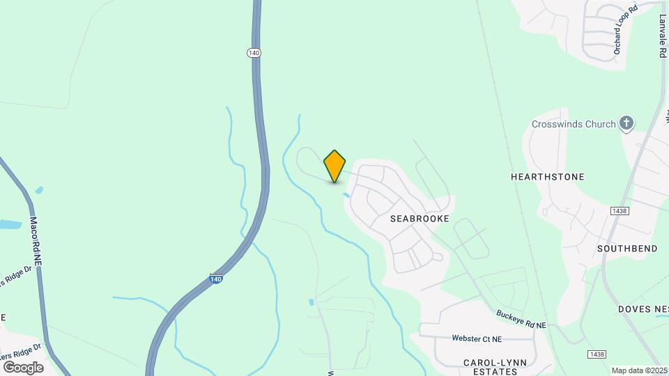 816 Buckeye Rd NE Map and Location Details