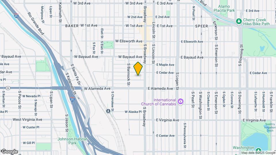 39 W Byers Pl Map and Location Details