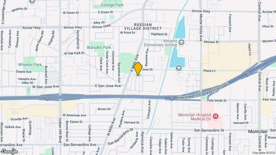 9355 Pradera Ave Map and Location Details