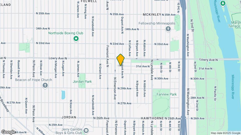 3023 Dupont Ave N Map and Location Details
