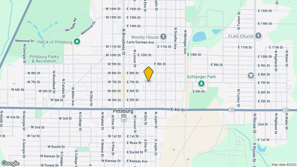 304 E 7th St Map and Location Details
