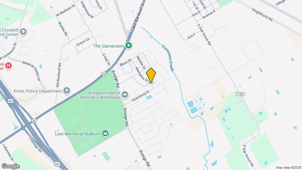 2307 Natchez Dr Map and Location Details