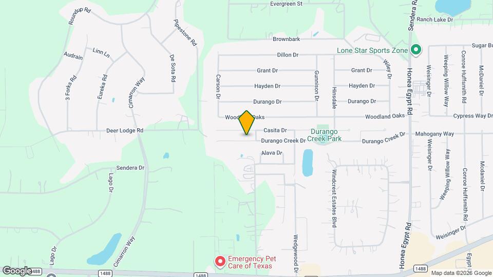 7418 Durango Creek Dr Map and Location Details