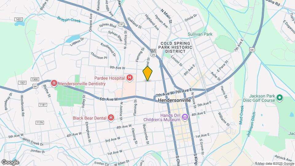 730 Oakland St Map and Location Details