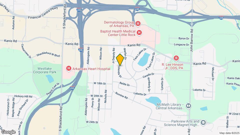 1505 Glenda Dr Map and Location Details