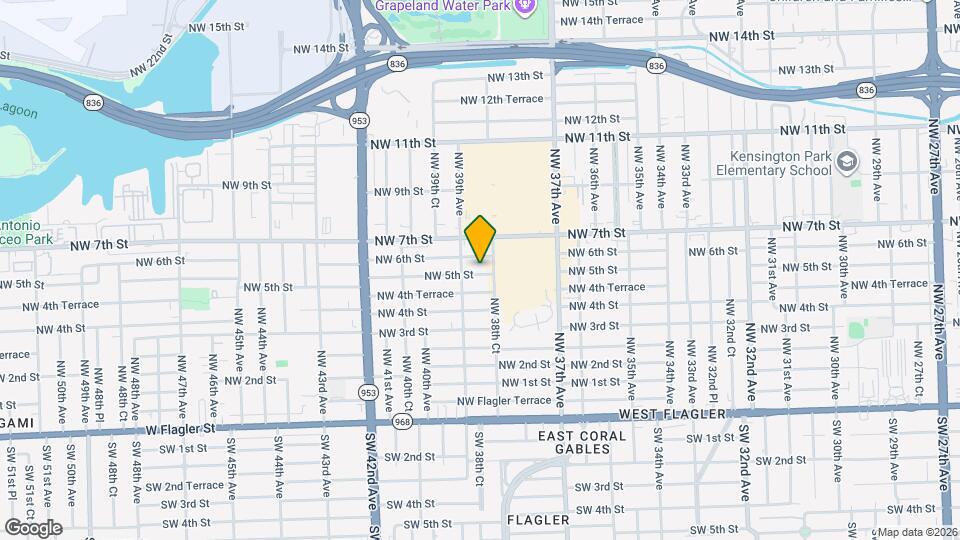 3889 NW 5th St Map and Location Details