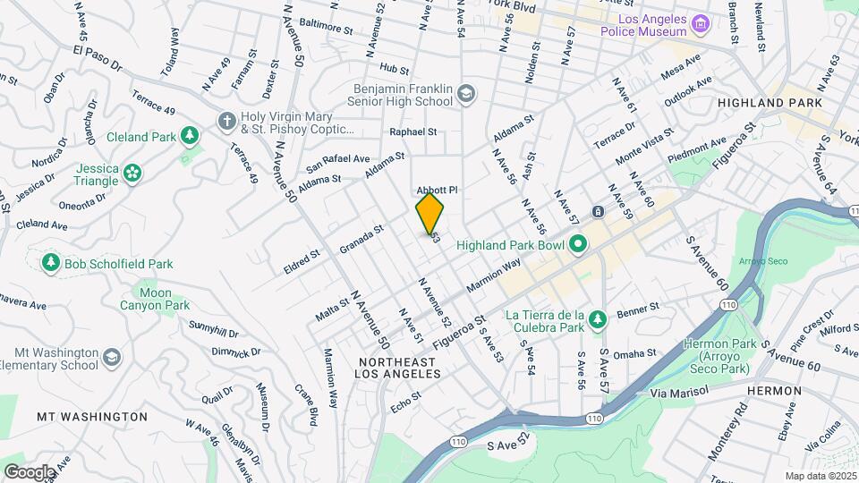 334 N Ave 53, Unit 336 Avenue 53 Mapa y Detalles de la Ubicación