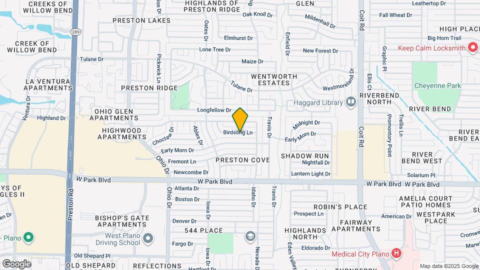 4420 Birdsong Ln Map and Location Details