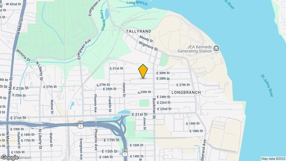1522 E 28th St Map and Location Details
