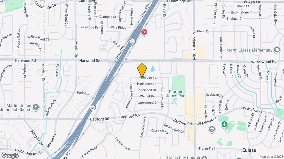 3724 Mulberry Ln Map and Location Details