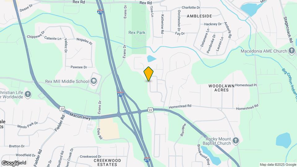 6303 Ellenwood Dr Map and Location Details