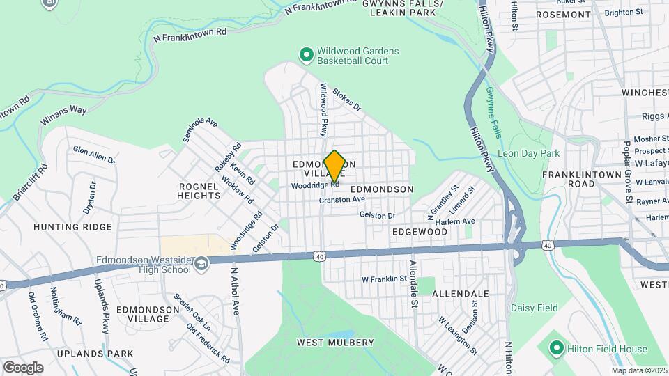 4023 Woodridge Rd Map and Location Details
