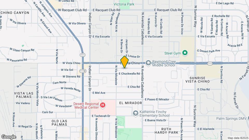 723 E Cottonwood Rd Map and Location Details