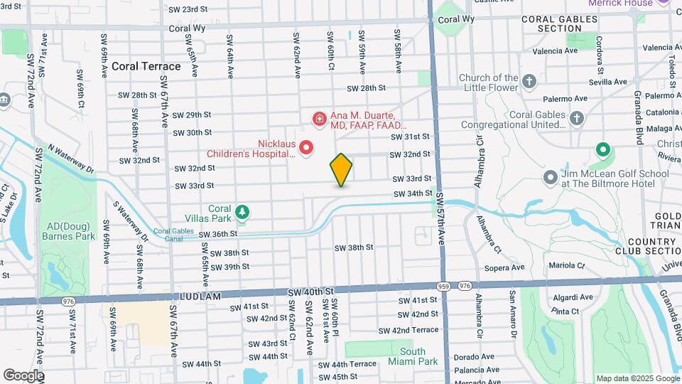 6043 SW 34th St Map and Location Details