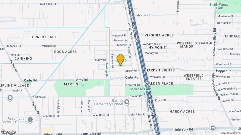 1222 Wardmont St Map and Location Details