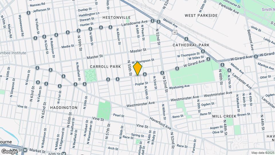 5426 W Girard Ave Map and Location Details