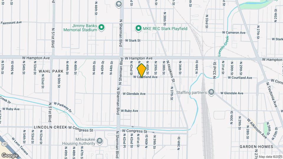 4668 N 41st St Map and Location Details