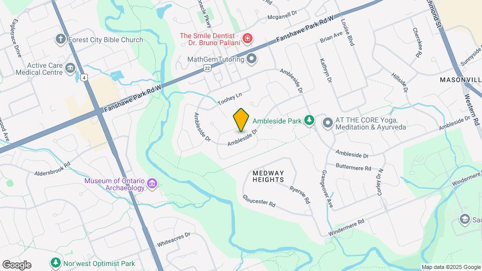 531 Ambleside Dr Map and Location Details