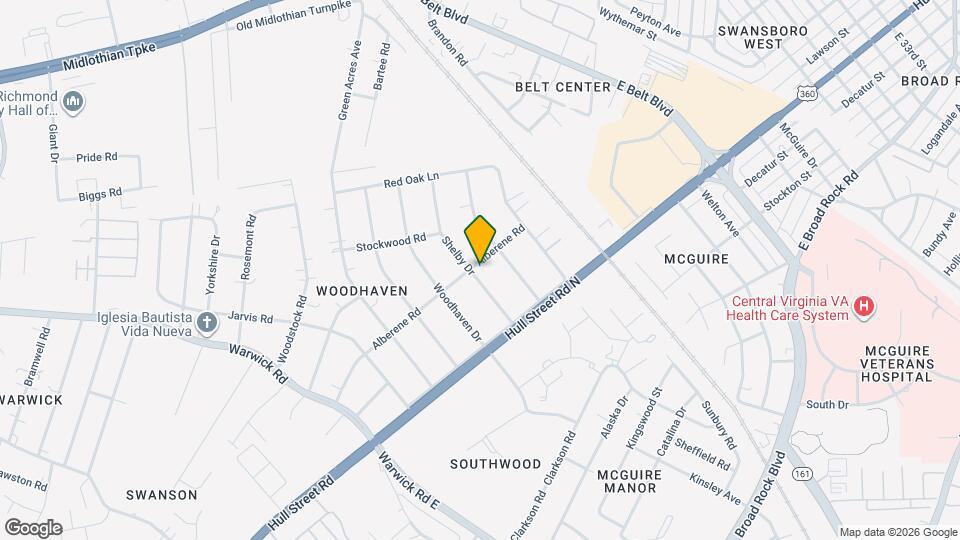 1001 Shelby Dr Map and Location Details