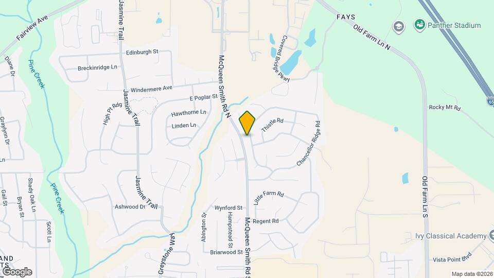 2155 Chancellor Ridge Rd Map and Location Details