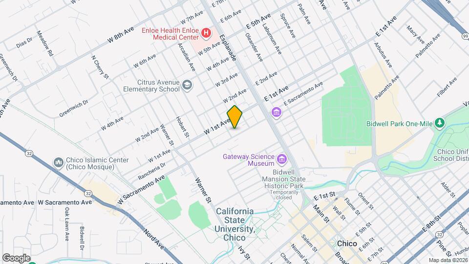 238 W Sacramento Ave Map and Location Details