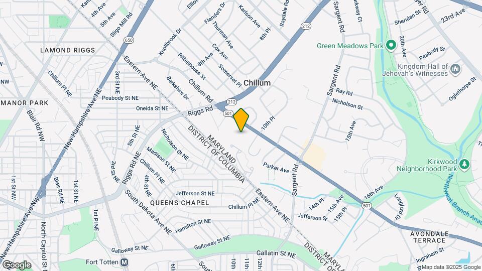 1005 Chillum Rd, Unit 419 Mapa y Detalles de la Ubicación