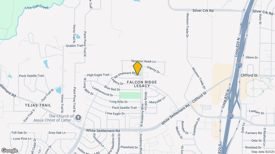 9908 Peregrine Trail Mapa y Detalles de la Ubicación