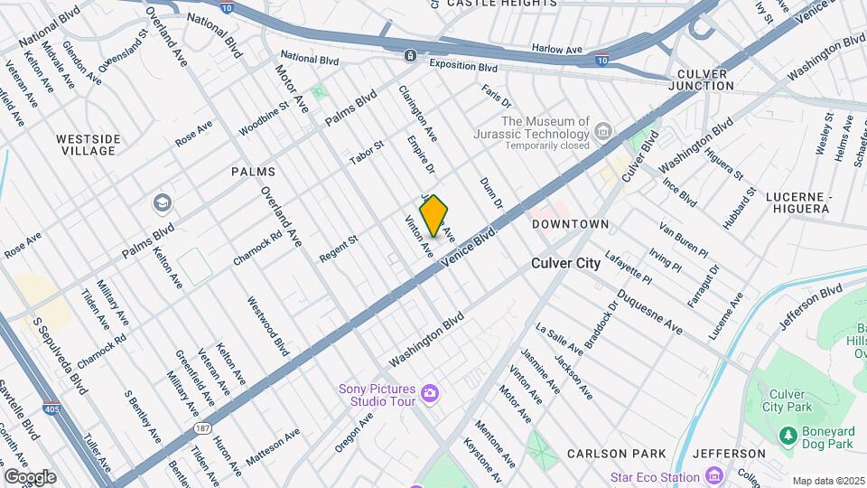 3770 Vinton Ave Map and Location Details
